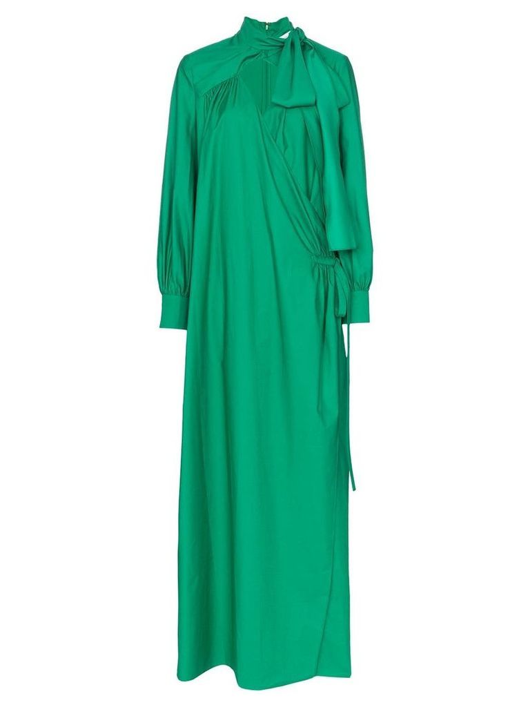 Rosie Assoulin wrap maxi dress - Green