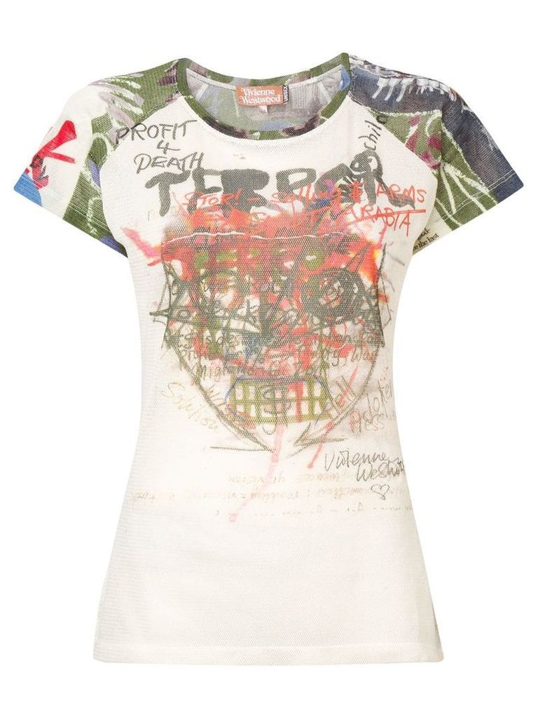 Vivienne Westwood 'Terror' print T-shirt - White