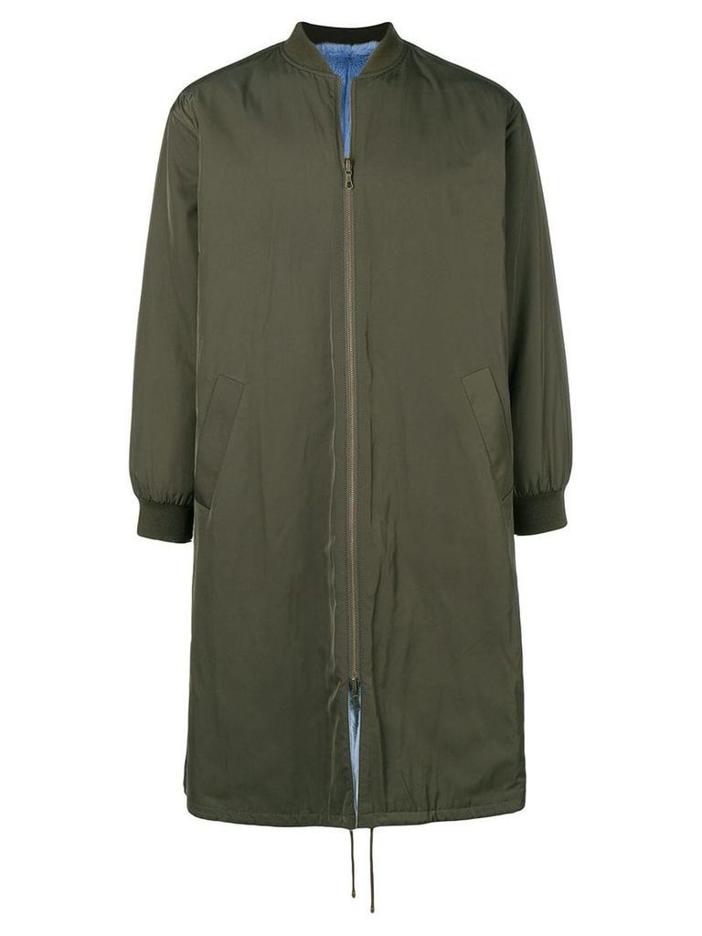 Liska long padded coat - Green