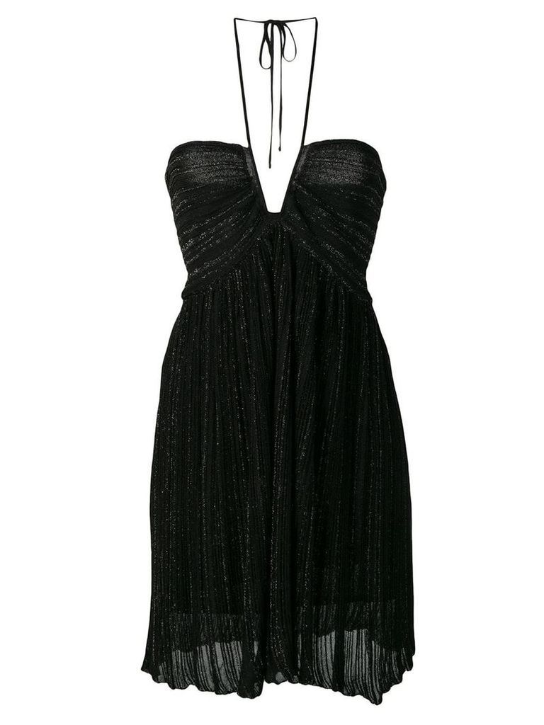 Isabel Marant pleated cocktail dress - Black