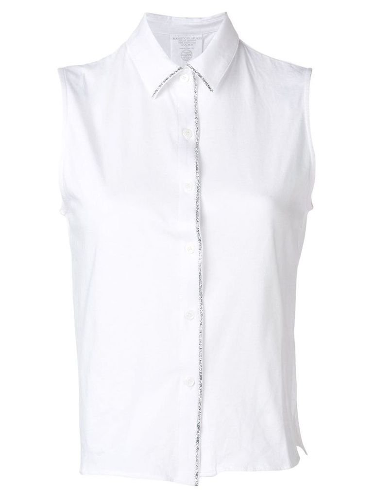 Majestic Filatures sleeveless blouse - White