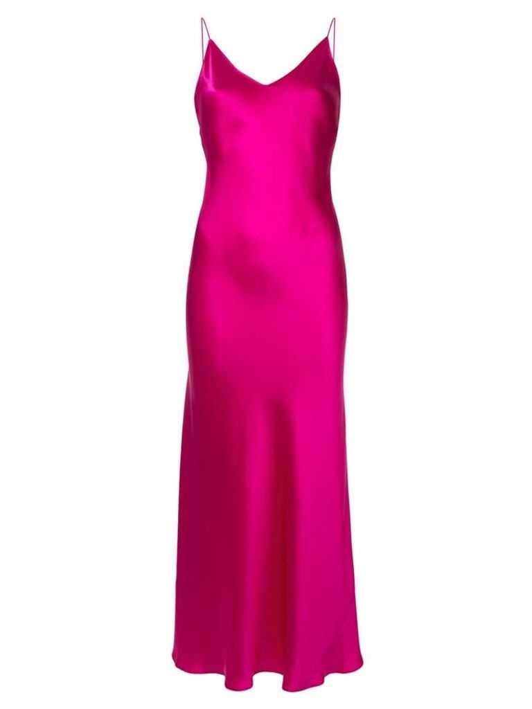 Les Reveries magenta slip dress - Purple