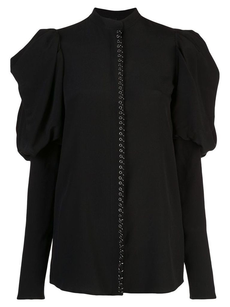 Vera Wang exaggerated sleeve blouse - Black