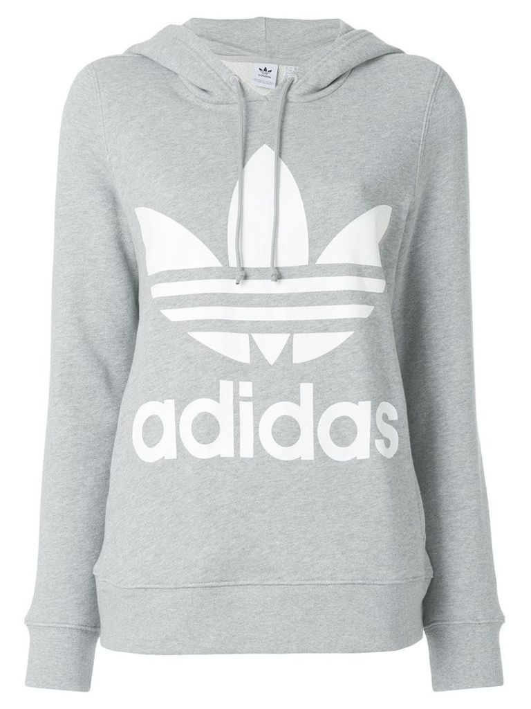 adidas Adidas Originals Trefoil logo hoodie - Grey