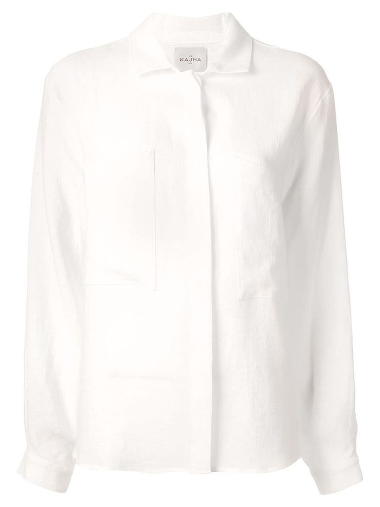 Le Kasha patch pocket shirt - White