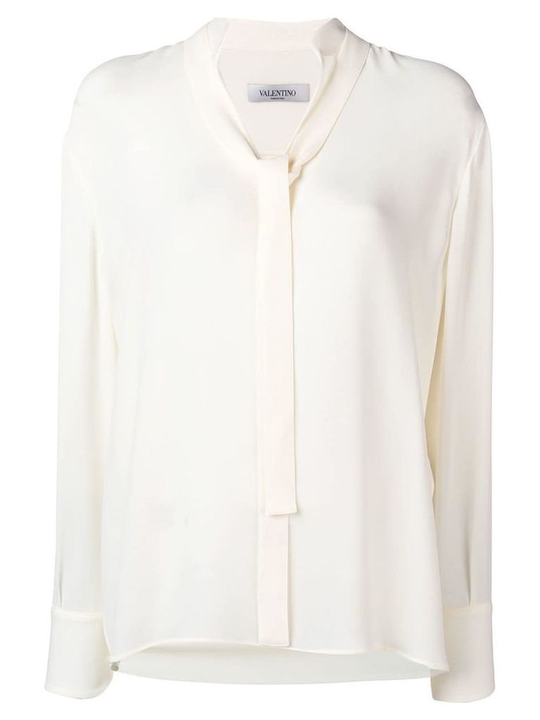 Valentino tie-front blouse - White