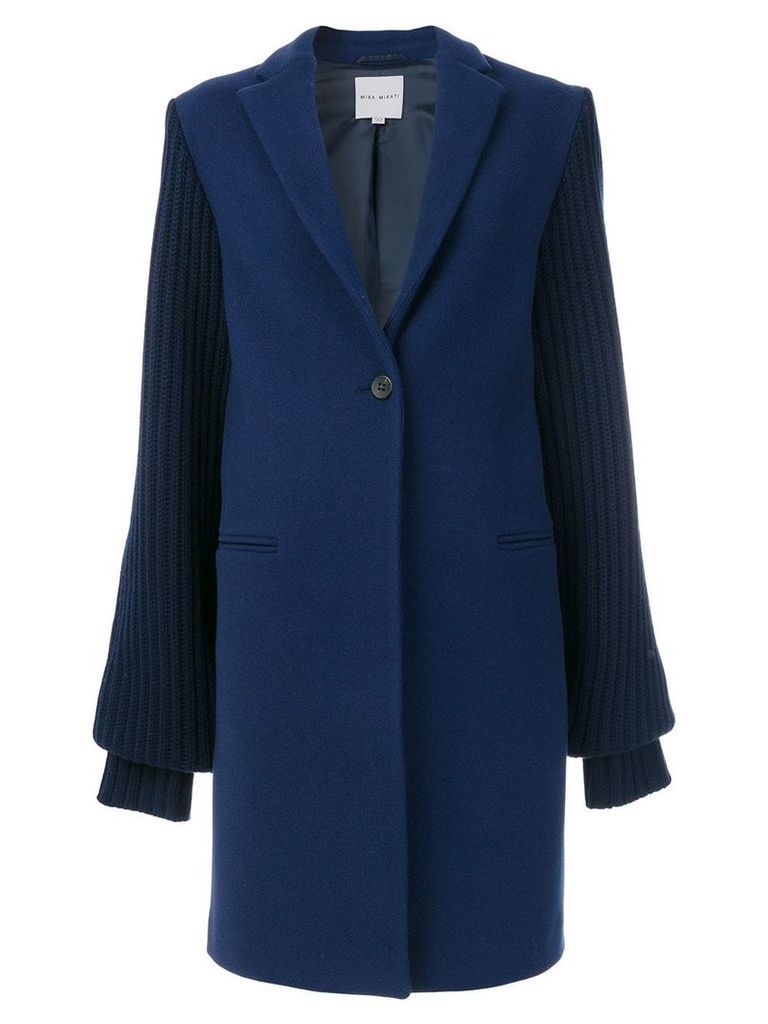 Mira Mikati oversized coat - Blue