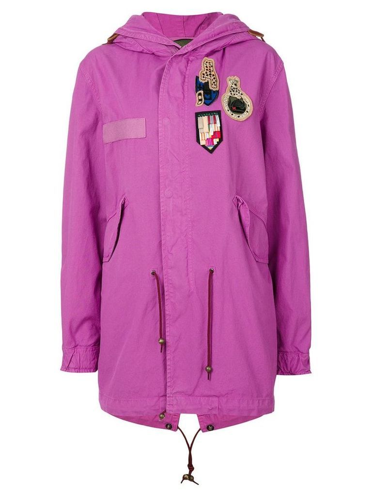 Mr & Mrs Italy hooded parka - PINK