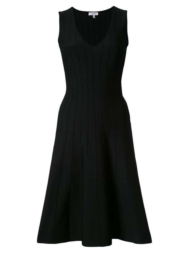 Casasola pleated flare dress - Black