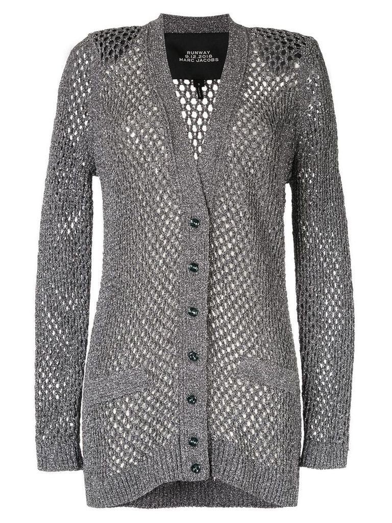 Marc Jacobs loose knit cardigan - SILVER