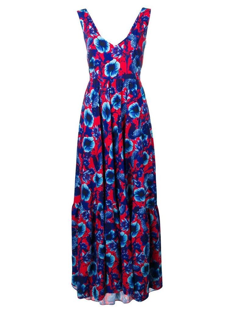 Borgo De Nor floral print maxi dress - Blue