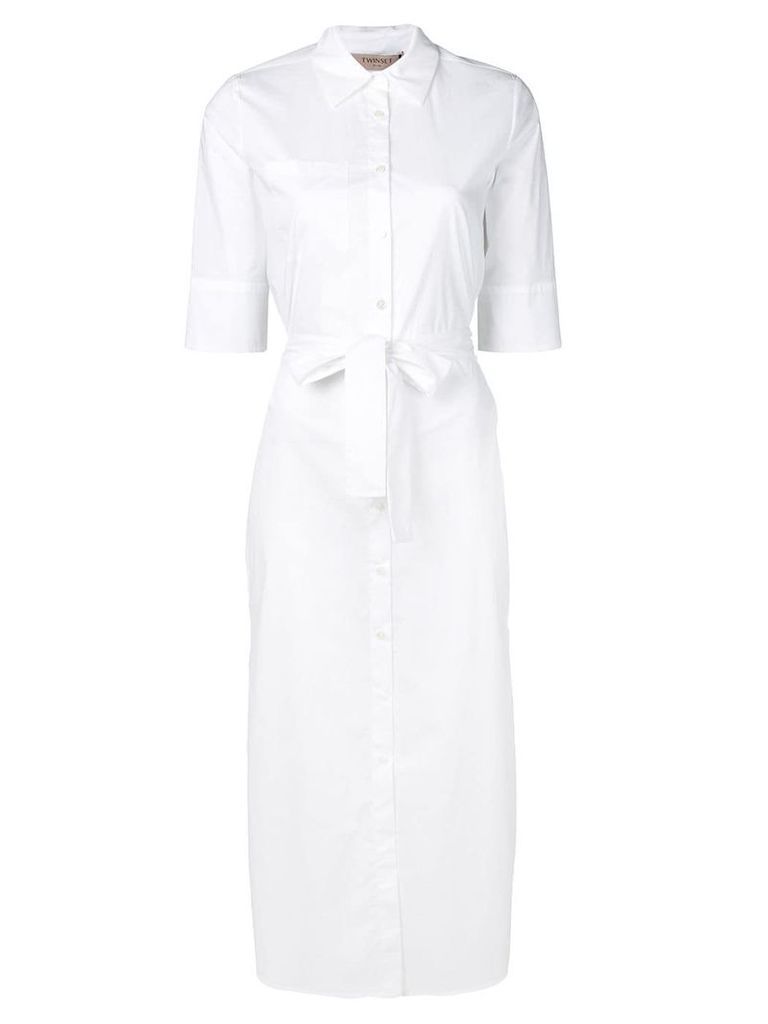 Twin-Set shirt dress - White