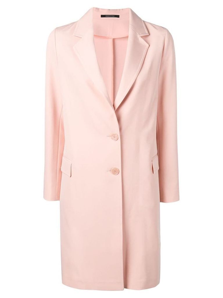 Tagliatore loose fitting blazer coat - PINK