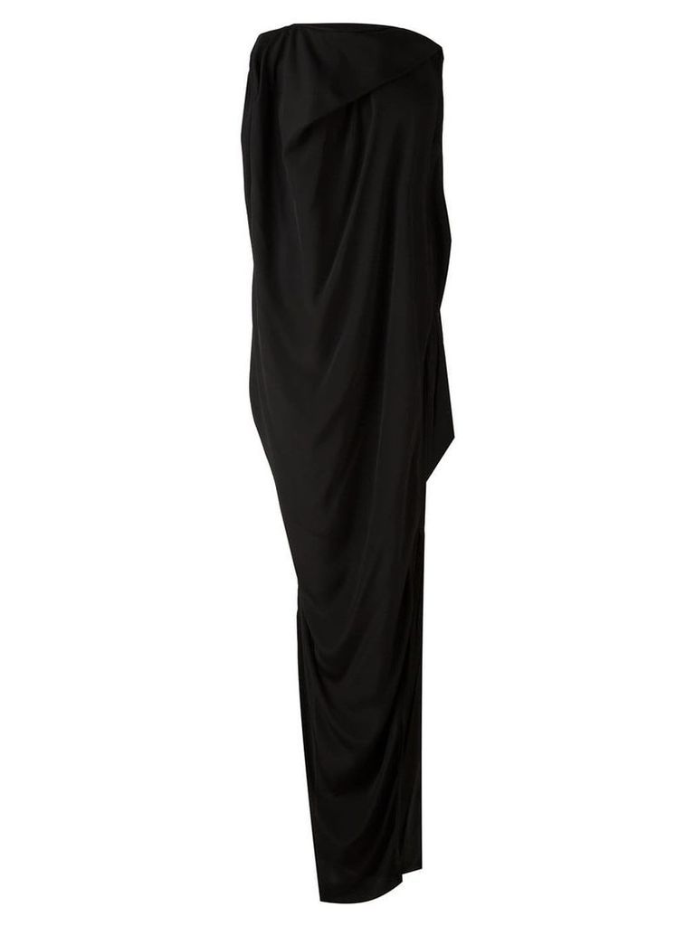 Rick Owens draped evening dress - Black