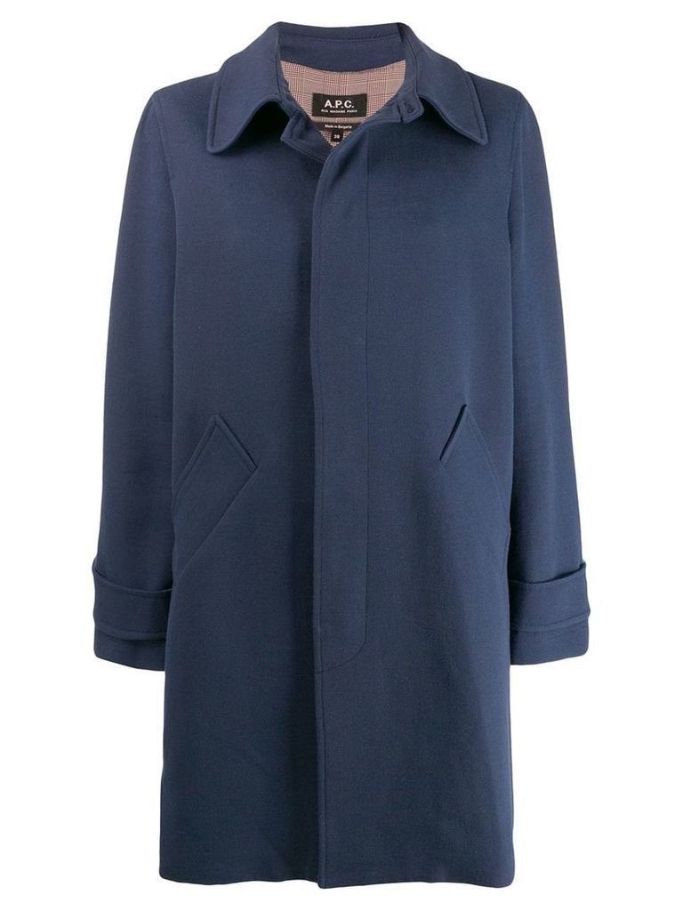 A.P.C. Macdinard coat - Blue