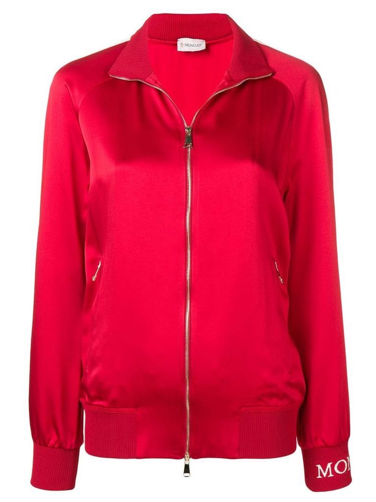 Moncler zip up jacket - Red