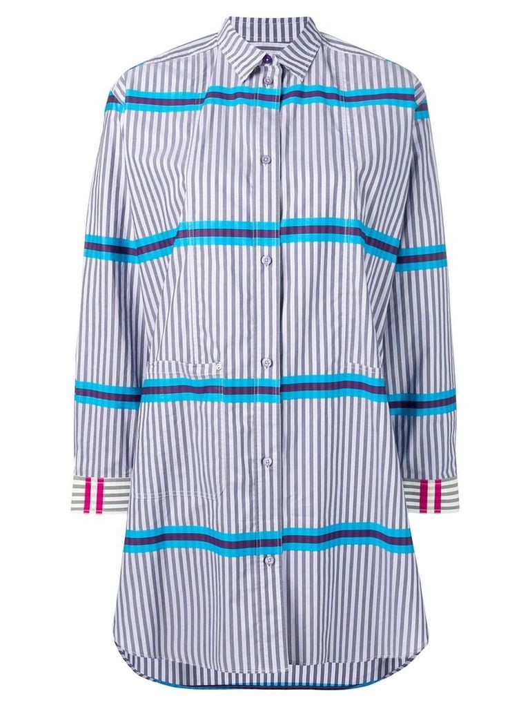 PS Paul Smith striped shirt dress - Purple