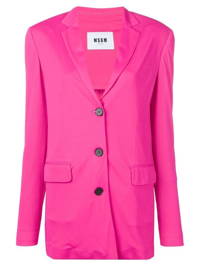 MSGM jersey blazer - Pink