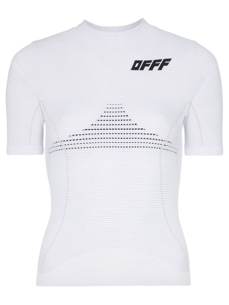 Off-White logo print athletic top
