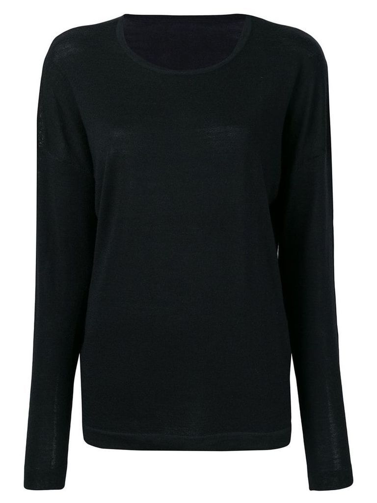 Sottomettimi relaxed-fit jumper - Black