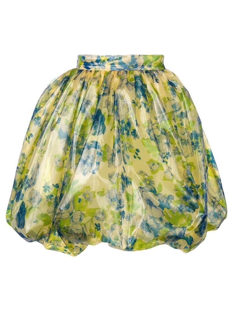 Vivetta floral print flared skirt - Green