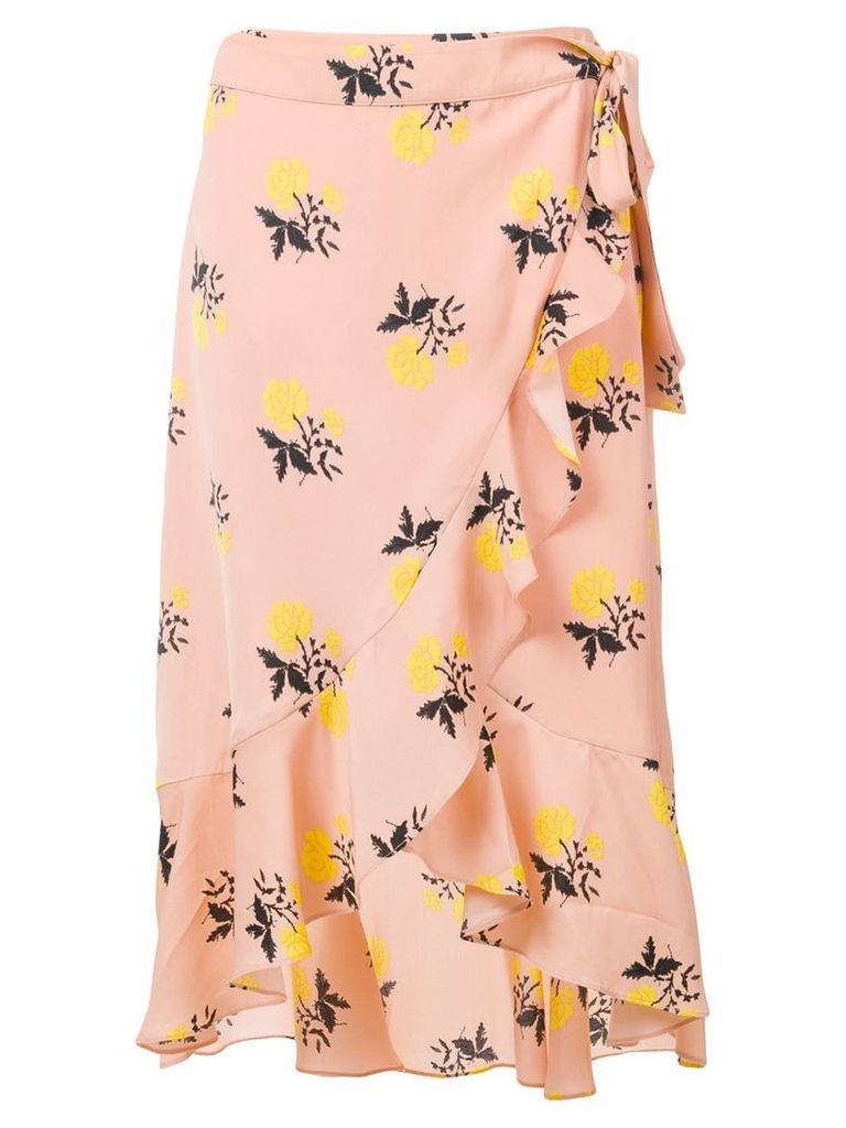 Essentiel Antwerp floral-print skirt - Pink
