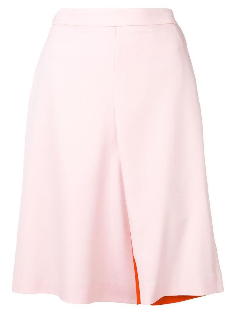 Y/Project contrast lining skirt - PINK
