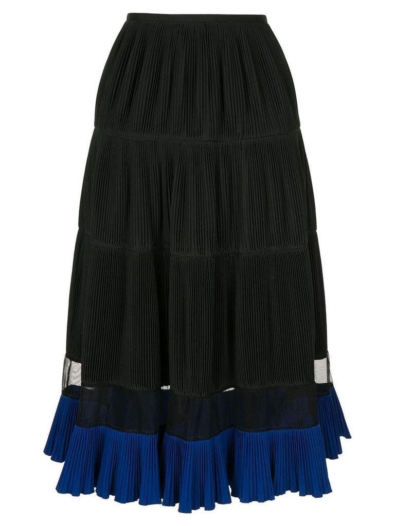 Toga pleated skirt - Black