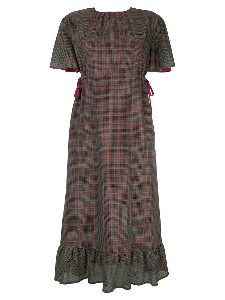 Guild Prime hybrid check midi dress - Multicolour