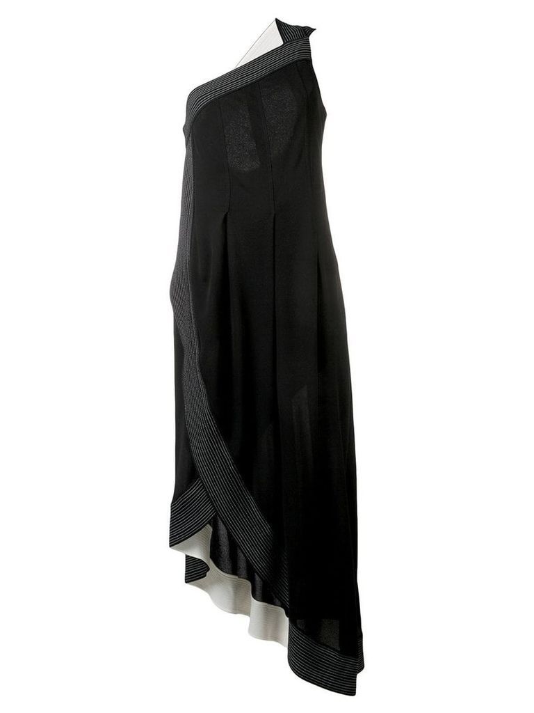 Givenchy asymmetric midi dress - Black