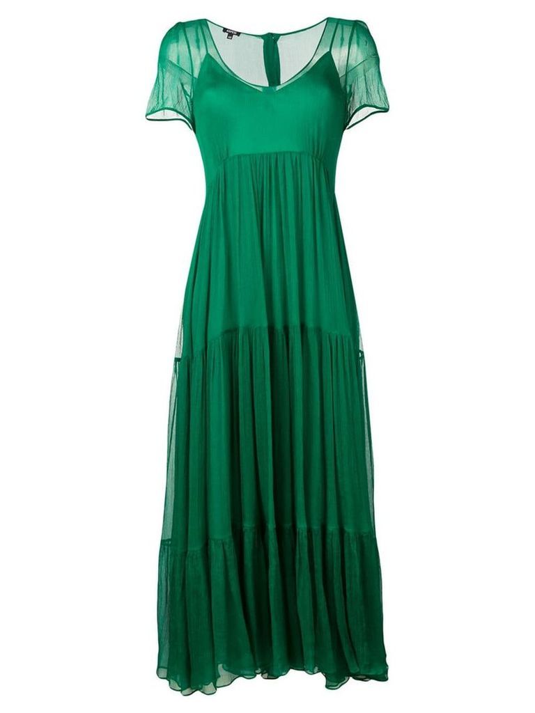 Aspesi ruffled dress - Green