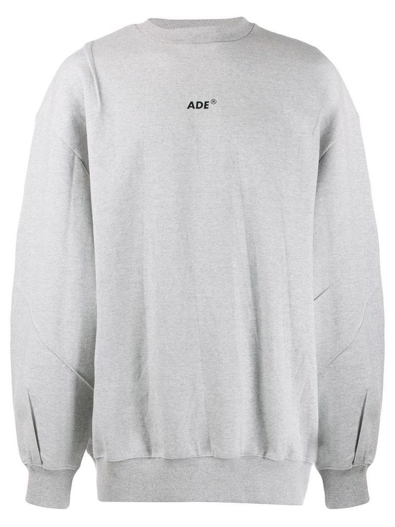 Ader Error logo sweatshirt - Grey