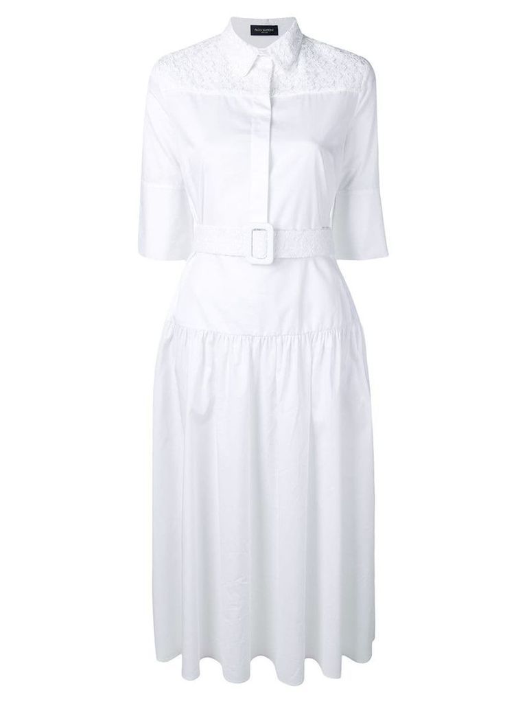 Piazza Sempione shirt dress - White