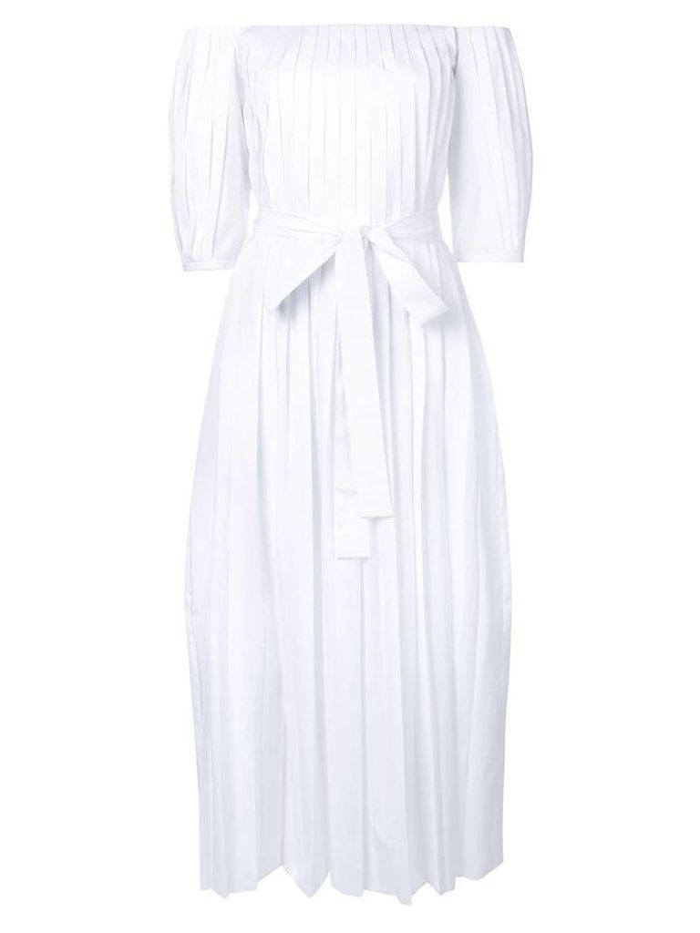Gabriela Hearst Narciso pleated dress - White