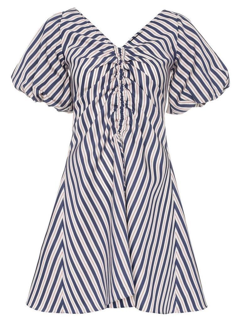 Paper London Sisi striped mini dress - Blue