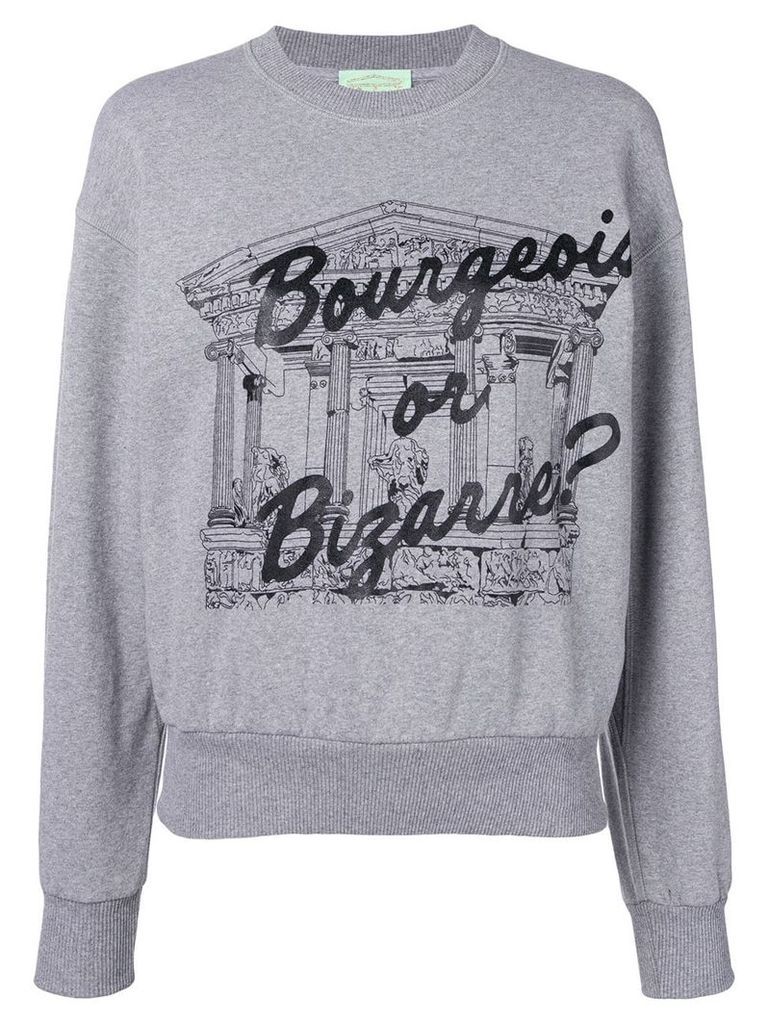 Aries 'Bourgeois or Bizarre' sweatshirt - Grey