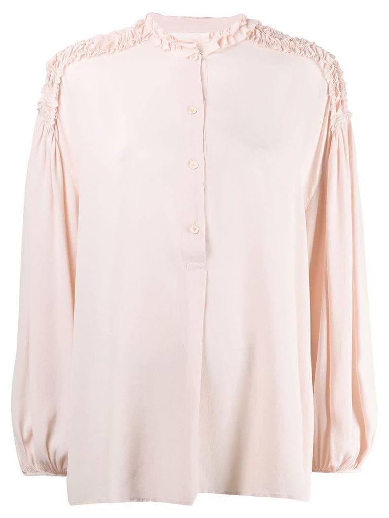 8pm ruffled blouse - PINK