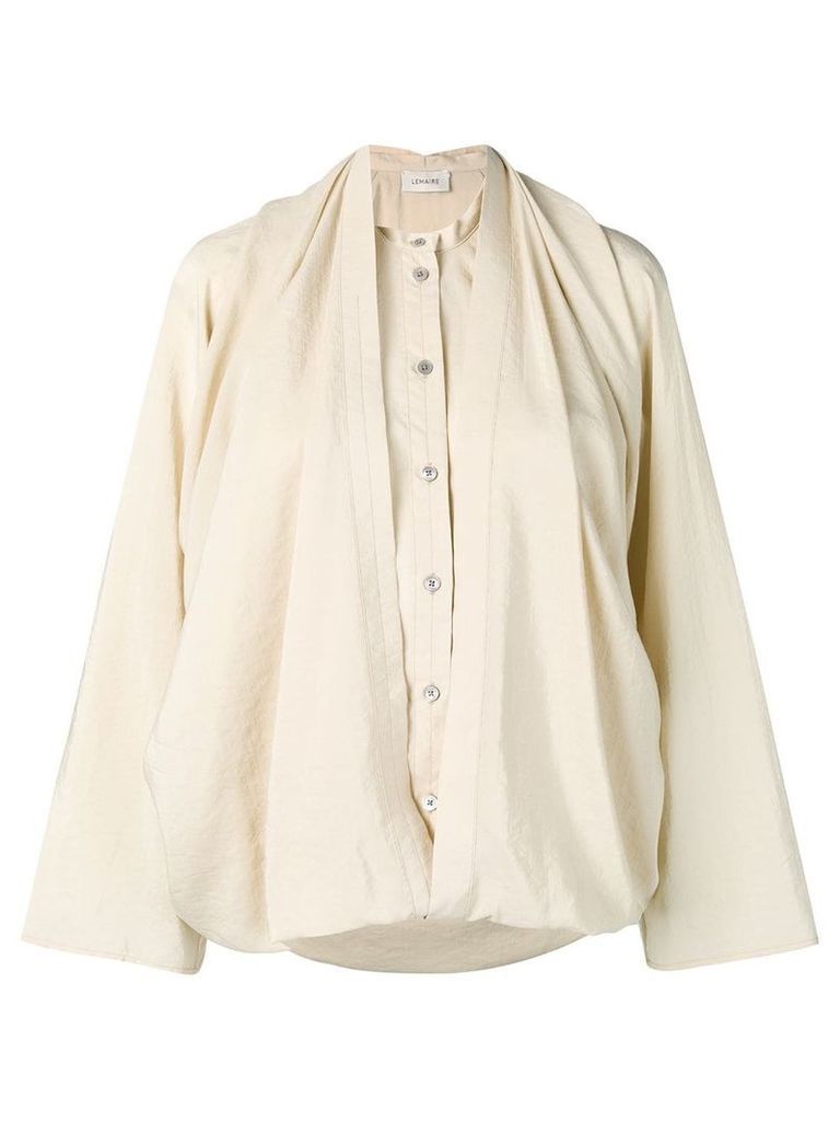 Lemaire loose-fit blouse - NEUTRALS