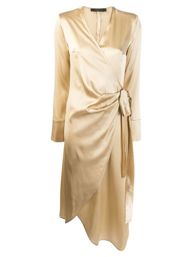 Federica Tosi wrap dress - GOLD