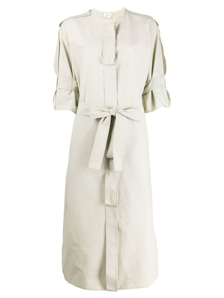 Lemaire belted coat - NEUTRALS