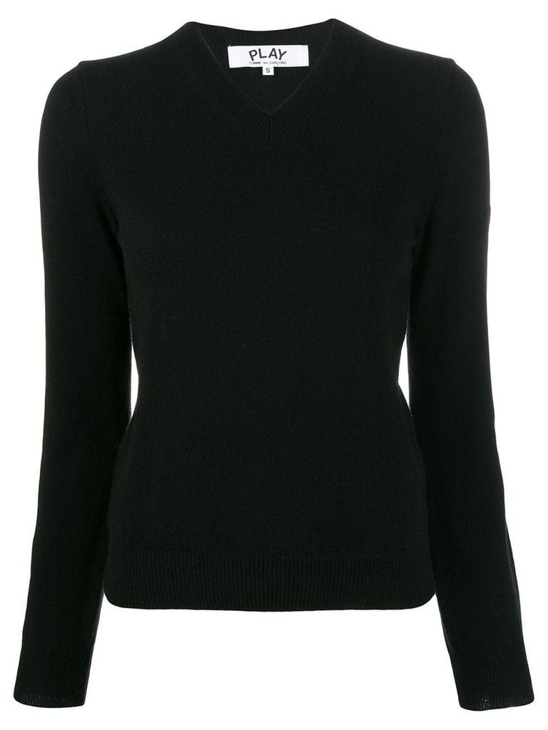 Comme Des Garçons Play classic knit sweater - Black