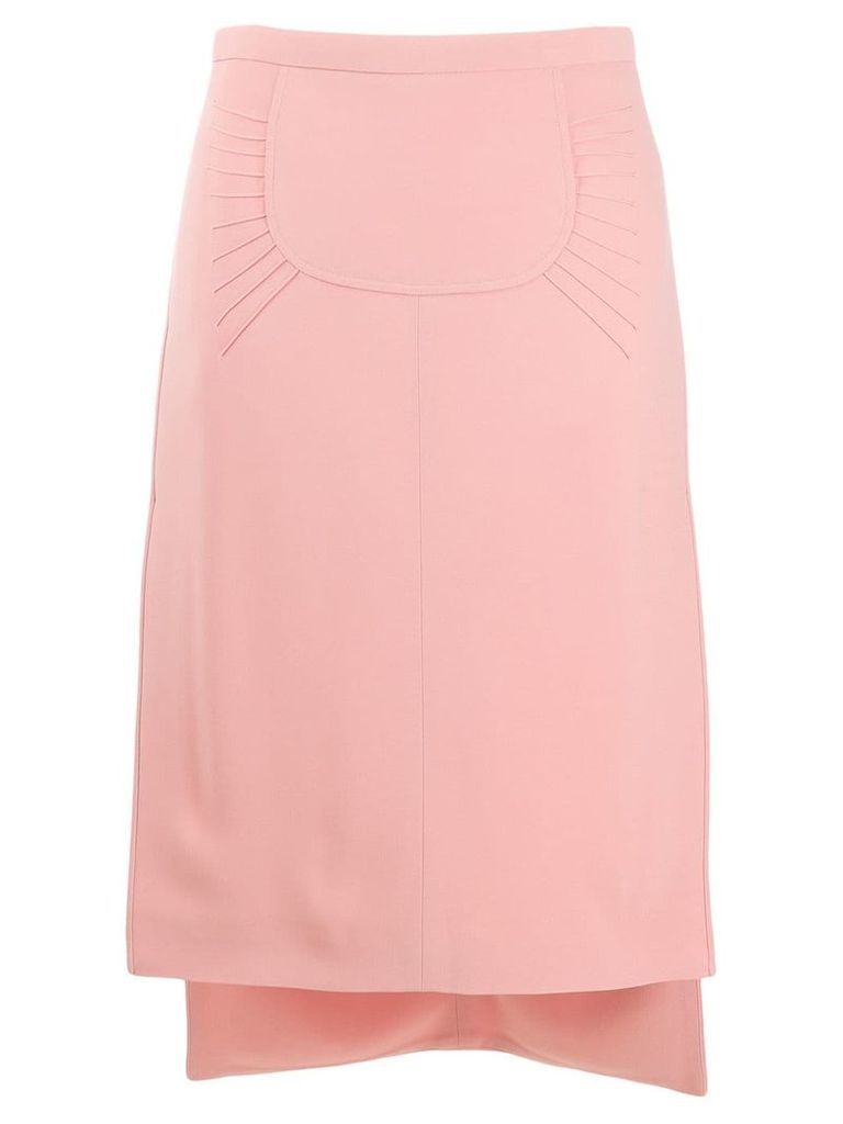 Nº21 pencil-styled midi skirt - PINK