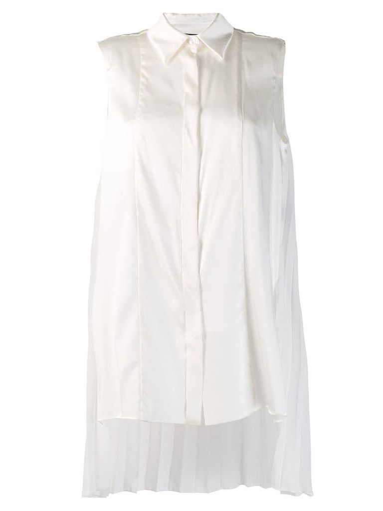 Federica Tosi pleated shirt - White