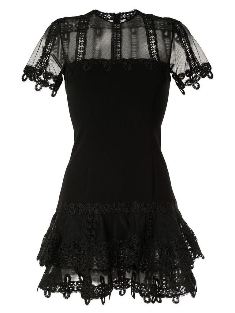 Jonathan Simkhai Guipure lace mini dress - Black