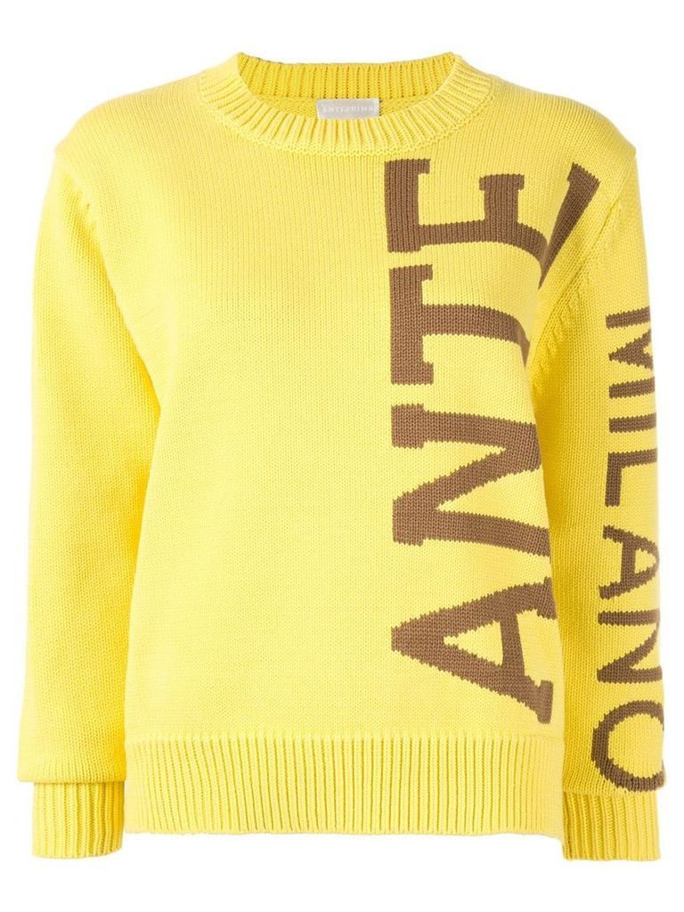 Anteprima logo sweatshirt - Yellow
