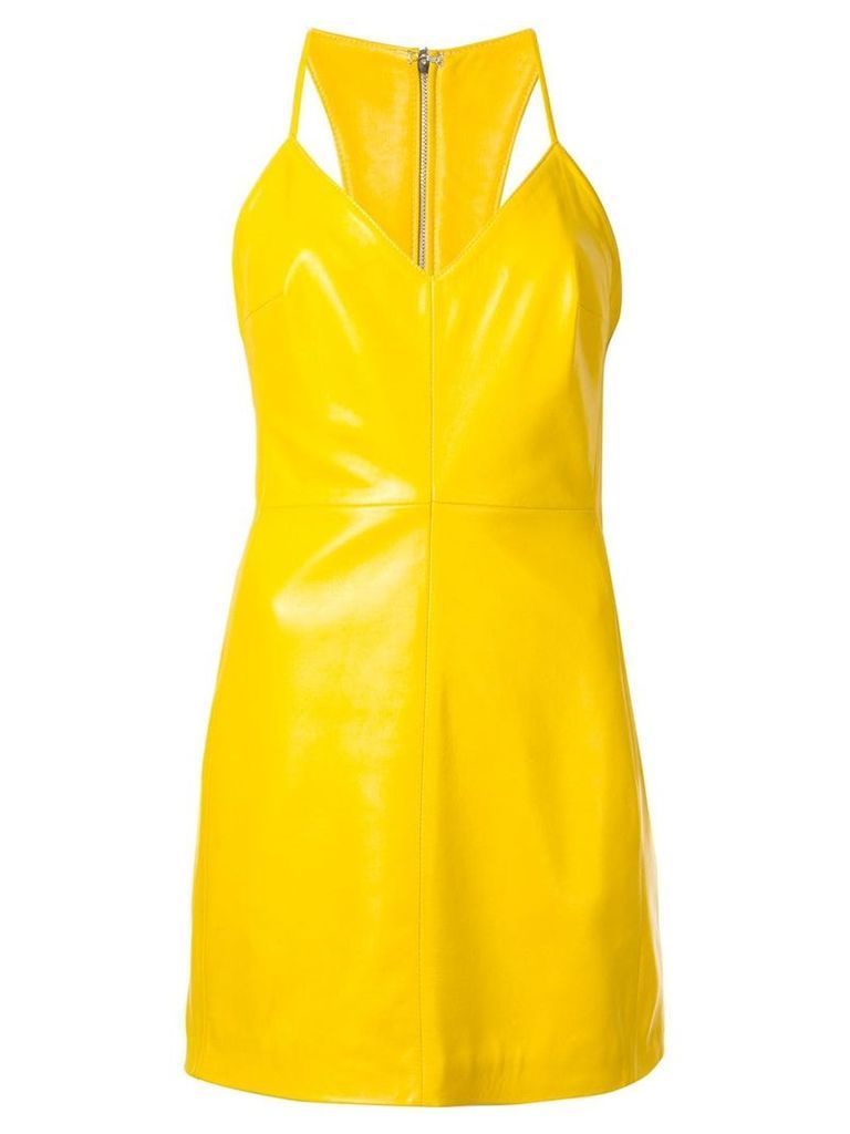 Manokhi v-neck mini dress - Yellow