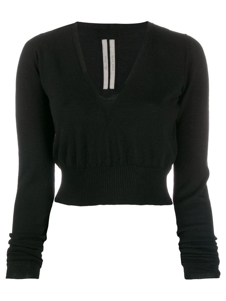 Rick Owens cropped pullover - Black
