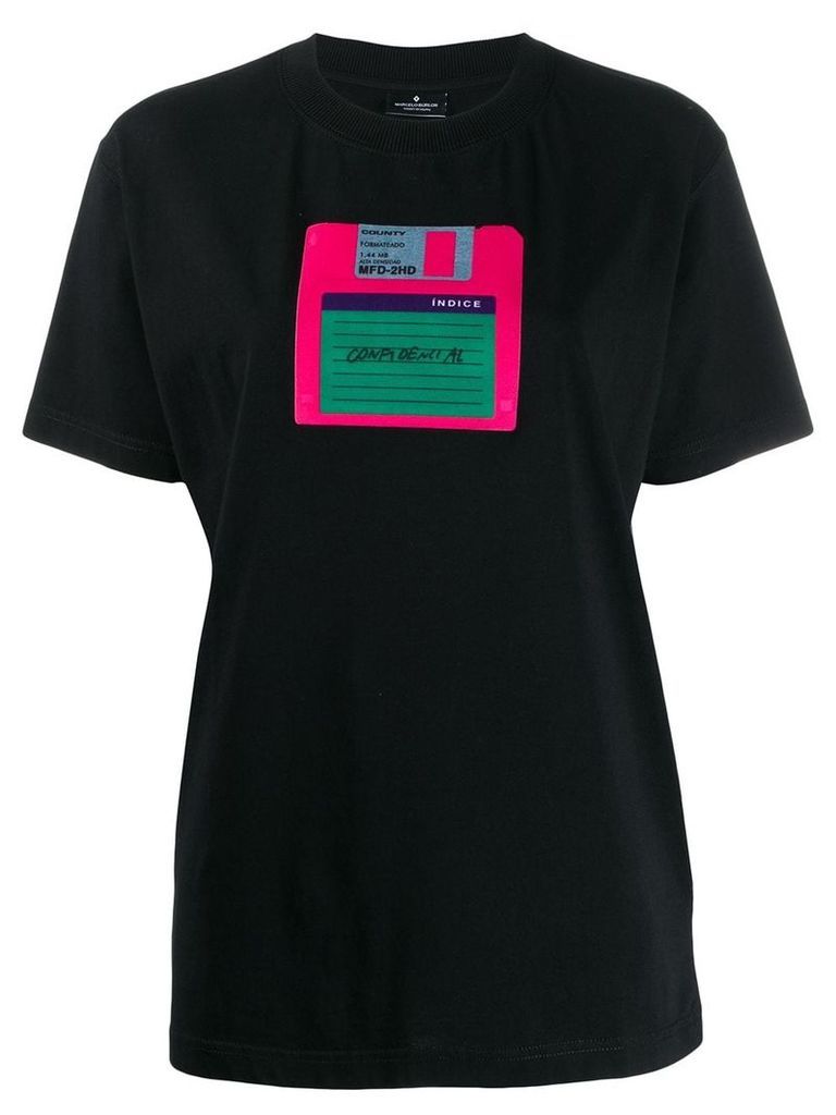 Marcelo Burlon County Of Milan Floppy Disk T-shirt - Black