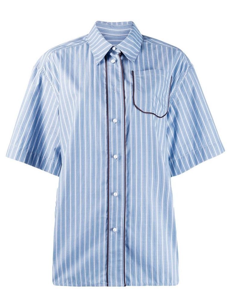 Walk Of Shame striped shirt - Blue
