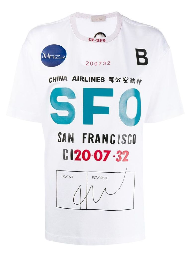 MRZ SFO graphic T-shirt - White
